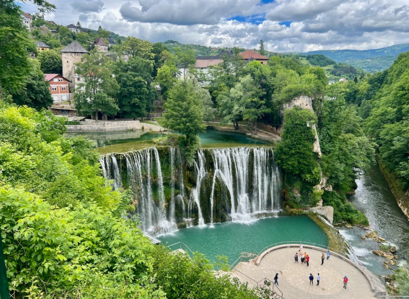 Jajce Fortress and Pliva Waterfall, Jajce, Central Bosnia, Bosnia and Herzegovina